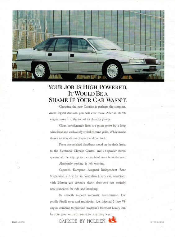 1991 Australian Automotive Advertising